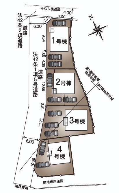 クレイドルガーデン尾道市栗原町　第6／3号棟