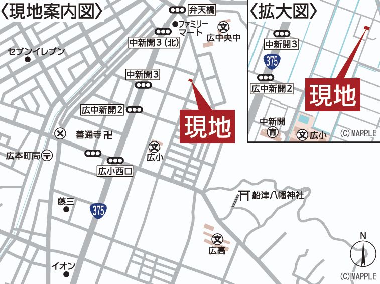 クレイドルガーデン呉市広吉松　第1／1号棟
